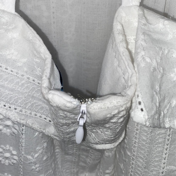 CeCe White Eyelet APR Daycassion Dress - Picture 8 of 11